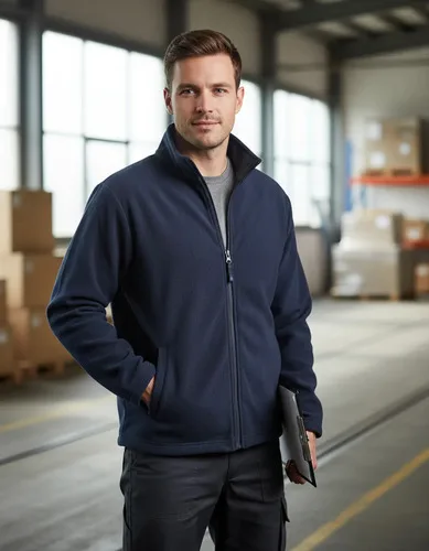 Chaqueta Micropolar De Trabajo Azul Marino