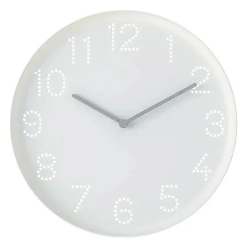 Reloj De Pared Blanco Personalizable Para Oficina Living Blanco Multicolor