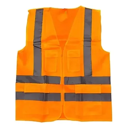Chaleco Reflectivo 810 Basico Supervisor Con 4 Bolsillos 