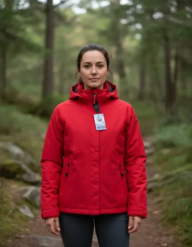 Chaqueta 3 En 1 Desmontable Rojo Para Dama Rojo S Lisa