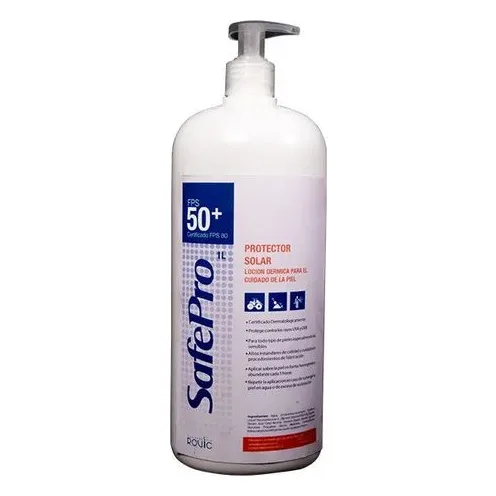 Protector Solar Factor 50+ Contra Rayos Uva Y Uvb De Litro