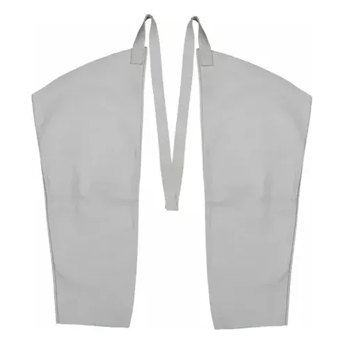 Manguilla De Cuero Para Soldador Cubre Mangas De Soldadura Blanco Unica