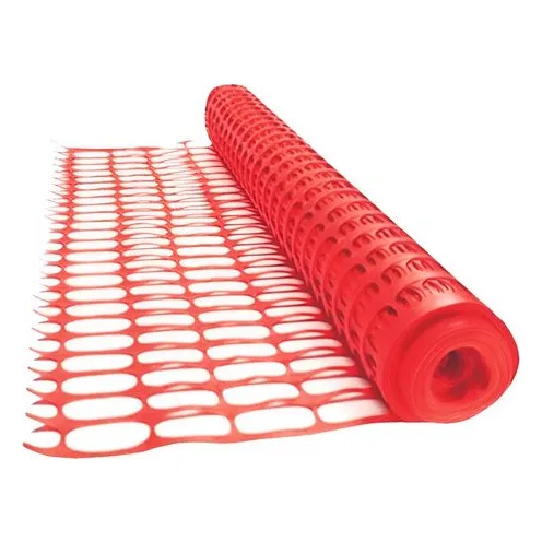 Malla Cerco Faena Naranja Rollo 45mts Largo X 1mt Alto Naranja Oscuro