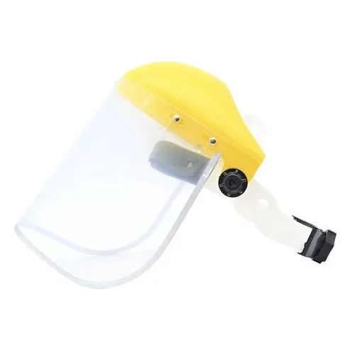 Casquete Porta Visor Con Visor Incluido Amarillo